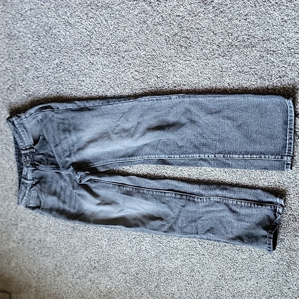 Grey Straight Legged Jeans